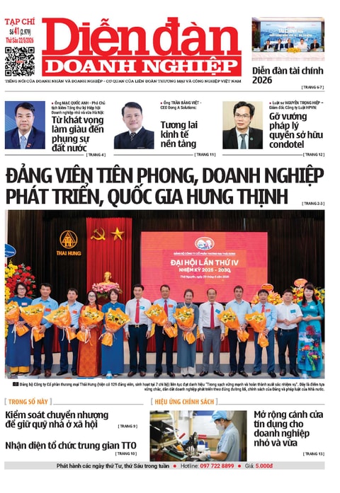 Ấn phẩm in Diễn đàn Doanh nghiệp số 41 (22/05/2026)