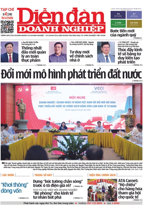 Ấn phẩm in Diễn đàn Doanh nghiệp số 42 (27/05/2026)