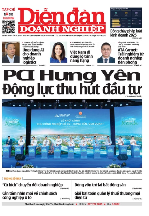 Ấn phẩm in Diễn đàn Doanh nghiệp số 44 (03/06/2026)