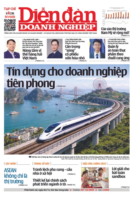 Ấn phẩm in Diễn đàn Doanh nghiệp số 46 (10/06/2026)