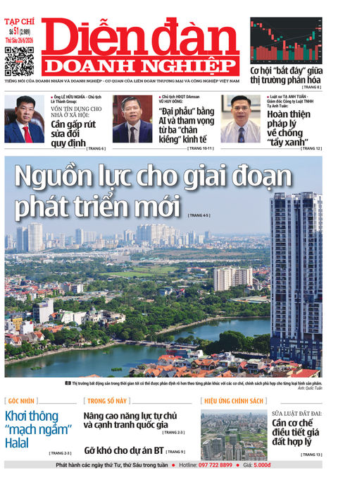 Ấn phẩm in Diễn đàn Doanh nghiệp số 51 (26/06/2026)