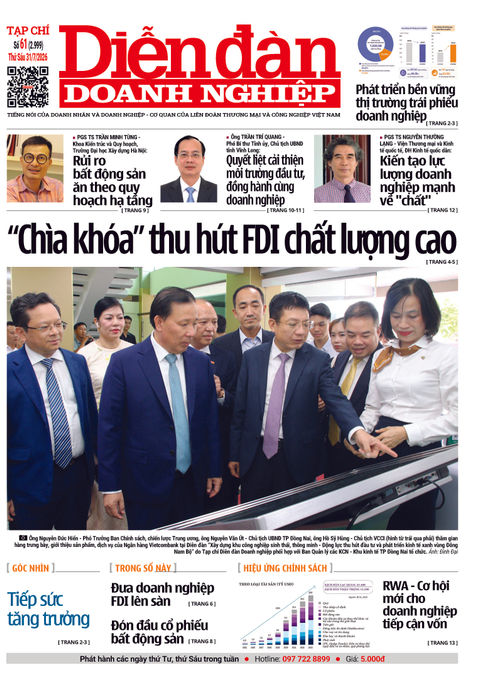 Ấn phẩm in Diễn đàn Doanh nghiệp số 61 (31/07/2026)