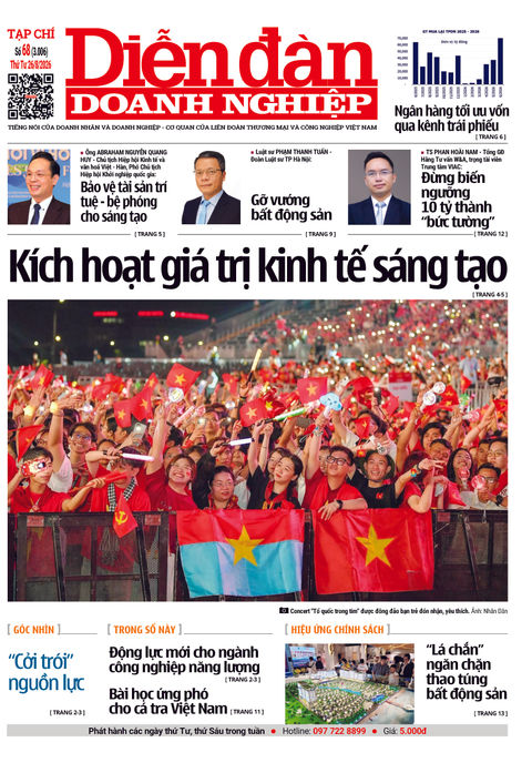 Ấn phẩm in Diễn đàn Doanh nghiệp số 68 (26/08/2026)