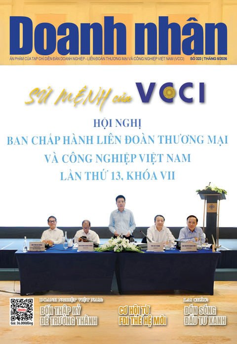 Ấn phẩm in Doanh nhân số 323 tháng 8/2026