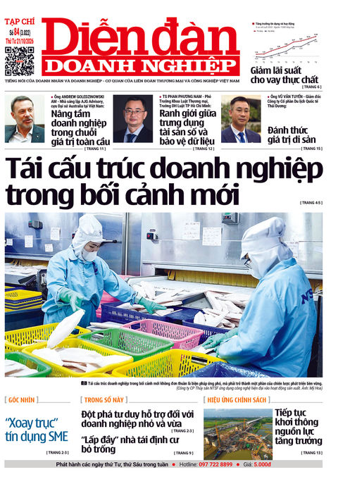 Ấn phẩm in Diễn đàn Doanh nghiệp số 84 (21/10/2026)