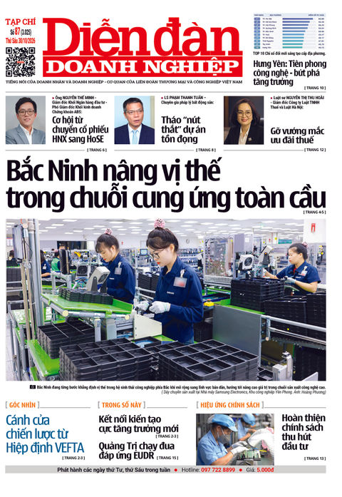 Ấn phẩm in Diễn đàn Doanh nghiệp số 87 (30/10/2026)