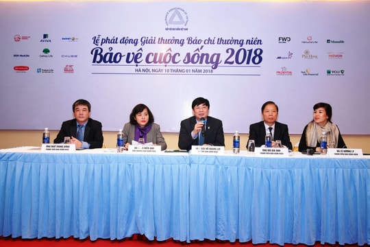 Phát động Giải thưởng Báo chí thường niên “Bảo vệ cuộc sống 2018”
