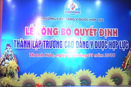 Chia sẻ gánh nặng với đào tạo công lập, trường Trung cấp Y Dược Hợp Lực lên Cao đẳng