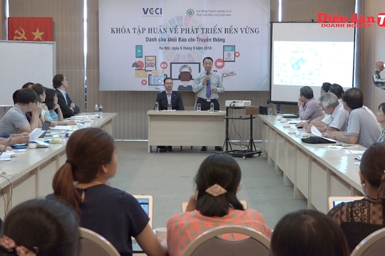 Nâng cao nhận thức về phát triển bền vững cho khối Truyền thông - Báo chí