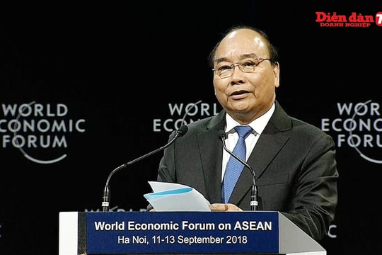 Thủ tướng nêu 5 sáng kiến tại diễn đàn Kinh tế Thế giới về ASEAN