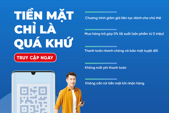 Adayroi khuyến mãi khủng, hưởng ứng ngày không dùng tiền mặt đầu tiên ở Việt Nam