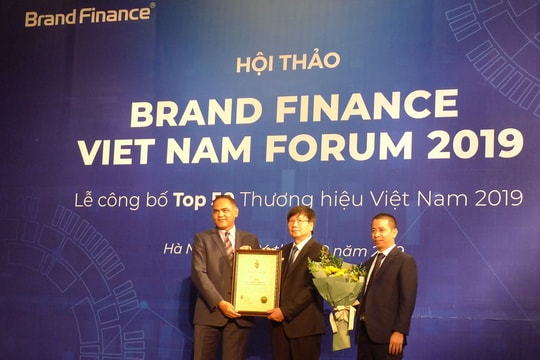 VNPT được định giá 1.683 triệu USD đứng thứ 2 giá trị thương hiệu tại Việt Nam