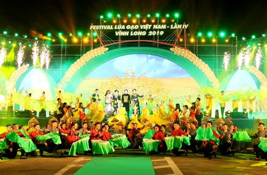 Khai mạc Festival lúa gạo lần thứ 4 tại tỉnh Vĩnh Long