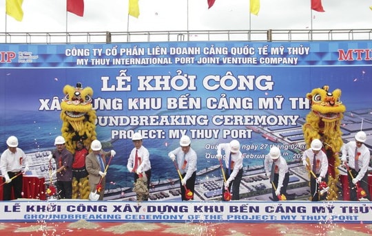 Khởi công dự án khu bến cảng Mỹ Thủy hơn 14.000 tỷ đồng