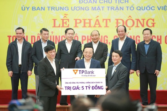 Ông chủ TPBank ủng hộ 10 tỷ góp sức đẩy lùi COVID-19