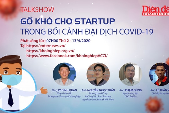 Gỡ khó cho startup trong bối cảnh đại dịch COVID-19