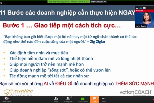 Giúp doanh nghiệp vượt khủng hoảng: Bước 1 - Giao tiếp một cách tích cực