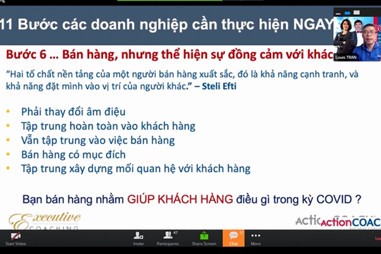 Giúp doanh nghiệp vượt khủng hoảng: Bước 6 - Bán hàng nhưng thể hiện sự đồng cảm với khách