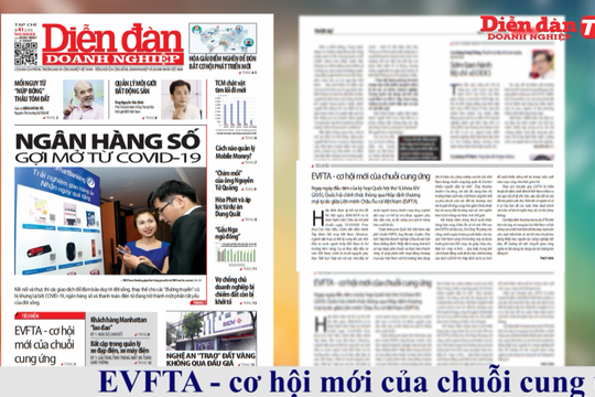 ĐIỂM BÁO NGÀY 20/05/2020: EVFTA - cơ hội mới của chuỗi cung ứng