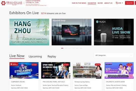Ngành hội chợ thế giới bước vào không gian ảo