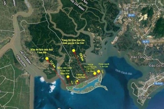 Bộ TNMT nói gì về tác động của dự án lấn biển Cần Giờ?