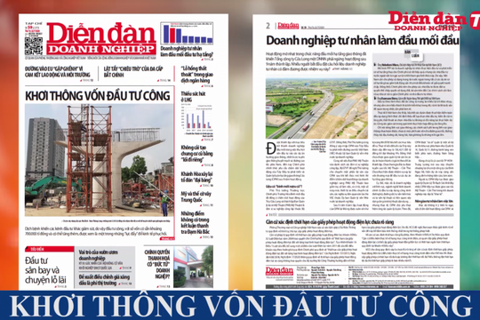 ĐIỂM BÁO NGÀY 22/07: Khơi thông vốn đầu tư công
