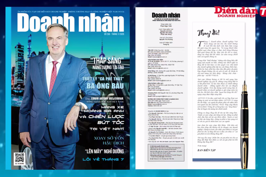 ĐIỂM BÁO DOANH NHÂN THÁNG 7: "Thắp sáng năng lượng tái tạo"