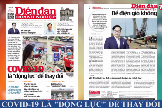 ĐIỂM BÁO NGÀY 05/08: COVID-19 là "động lực" để thay đổi