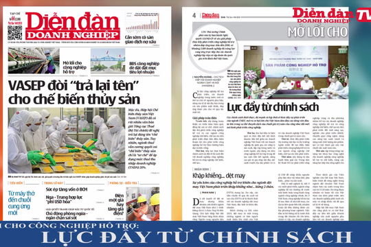 ĐIỂM BÁO NGÀY 14/8: Lực đẩy từ chính sách