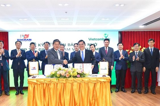 Vietcombank và Kocham ký kết biên bản ghi nhớ