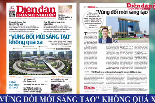 ĐIỂM BÁO NGÀY 25/06: "Vùng đổi mới sáng tạo" không quá xa