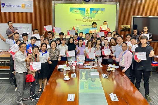 Đại  Học Nguyễn Tất Thành triển khai ý tưởng cho sinh viên khởi nghiệp qua đào tạo