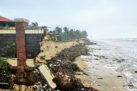 Biển Cửa Đại (Hội An) liên tục bị sóng "ngoặm" sâu