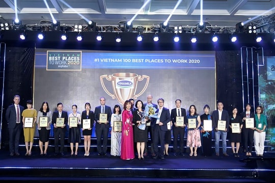 Vinamilk lần thứ 3 liên tiếp được bình chọn là nơi làm việc tốt nhất Việt Nam