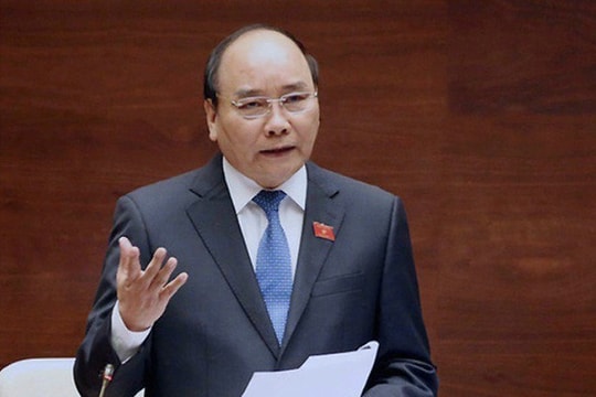 Thủ tướng Chính phủ Nguyễn Xuân Phúc trả lời chất vấn trước Quốc hội