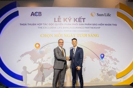 Sun Life “bắt tay” hợp tác độc quyền với ACB