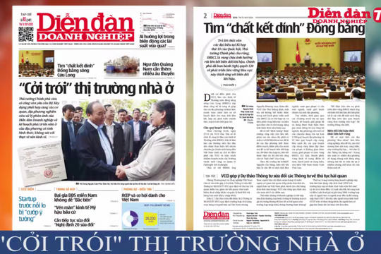 ĐIỂM BÁO NGÀY 18/11: "Cởi trói" thị trường nhà ở