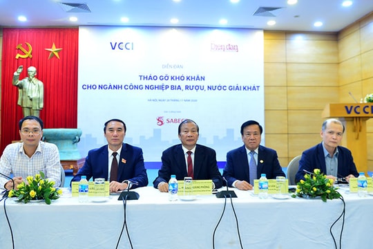 [TRỰC TIẾP] Tháo gỡ khó khăn cho ngành công nghiệp bia, rượu, nước giải khát