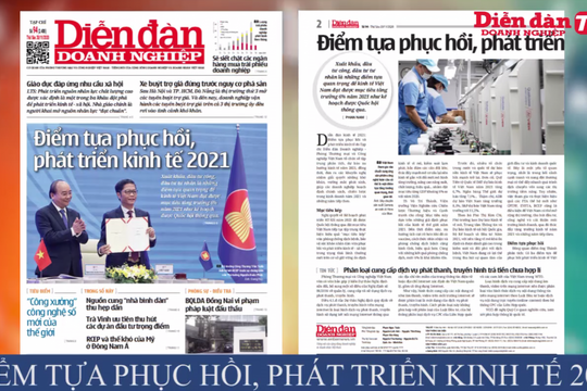 ĐIỂM BÁO NGÀY 20/11: Điểm tựa phục hồi, phát triển kinh tế 2021