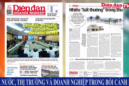 ĐIỂM BÁO NGÀY 25/11: Nhà nước, thị trường và doanh nghiệp trong bối cảnh mới