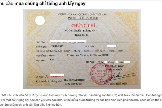 Chứng chỉ ngoại ngữ, tin học sắp kết thúc "sứ mệnh lịch sử" sau 27 năm?