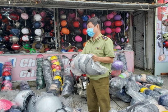 Phát hiện hơn 400 mũ bảo hiểm có dấu hiệu giả mạo nhãn hiệu tại Đà Nẵng