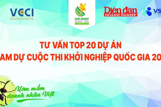 Tư vấn Top 20 dự án Khởi nghiệp Quốc gia 2020 (Phần 2)