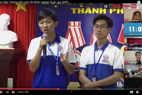 Chung kết Cuộc thi Khởi nghiệp Quốc gia 2020: Dự án Pando - Vật liệu xây dựng làm từ rác thải nhựa