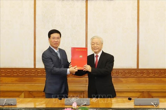 Ông Võ Văn Thưởng giữ chức Thường trực Ban Bí thư