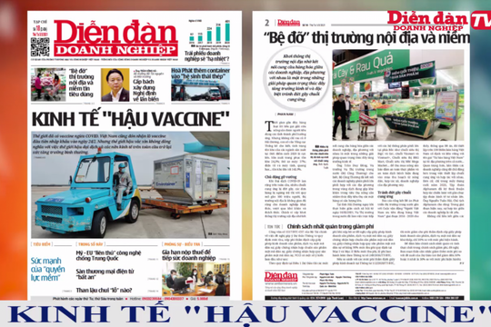 ĐIỂM BÁO NGÀY 03/03: Kinh tế "HẬU VACCINE"