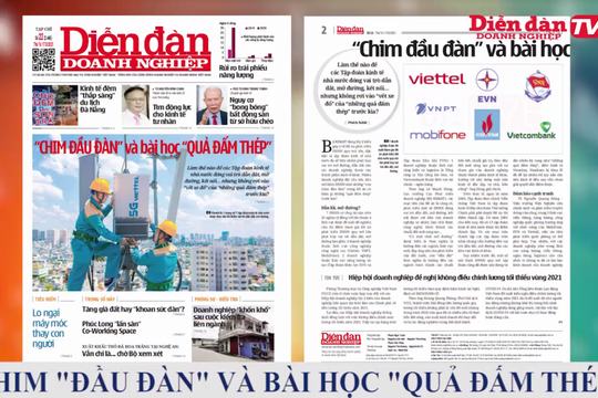 ĐIỂM BÁO NGÀY 17/03: "Chim "đầu đàn" và bài học "quả đấm thép"