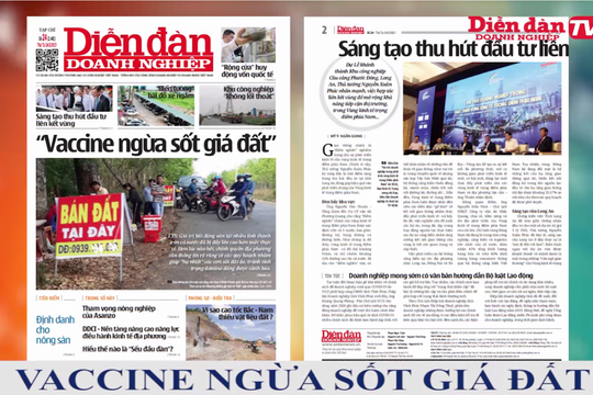 ĐIỂM BÁO NGÀY 24/03: Vaccine ngừa sốt giá đất