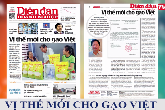 ĐIỂM BÁO NGÀY 25/03: Vị thế mới cho gạo Việt