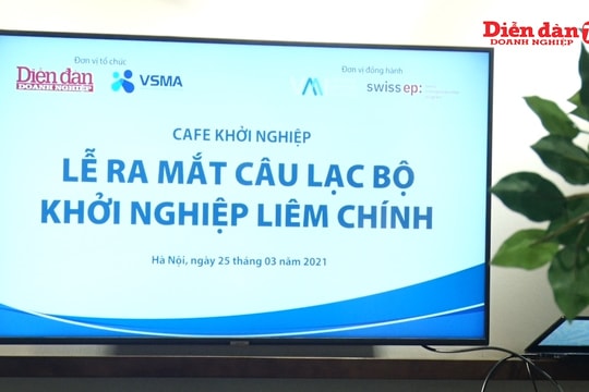 Ra mắt Câu lạc bộ khởi nghiệp liêm chính